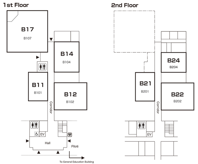 A, B Venue (A, B Building, Center for Education in Liberal Arts and Sciences)